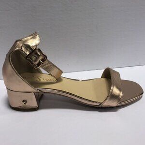 Yosi Samra Women’s Daniel Sandak Metallic Sandals, Size 10 M